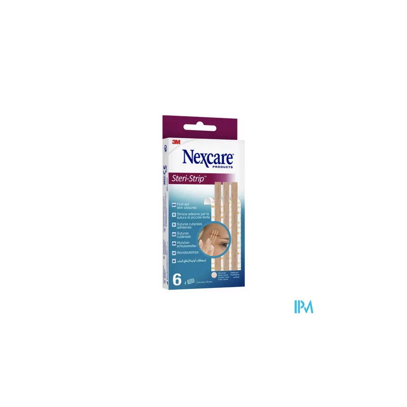 NEXCARE STERI-STRIP BEIGE 6MMX75MM