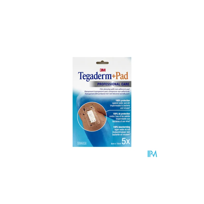 TEGADERM + PAD PANSADH 9X15CM 5