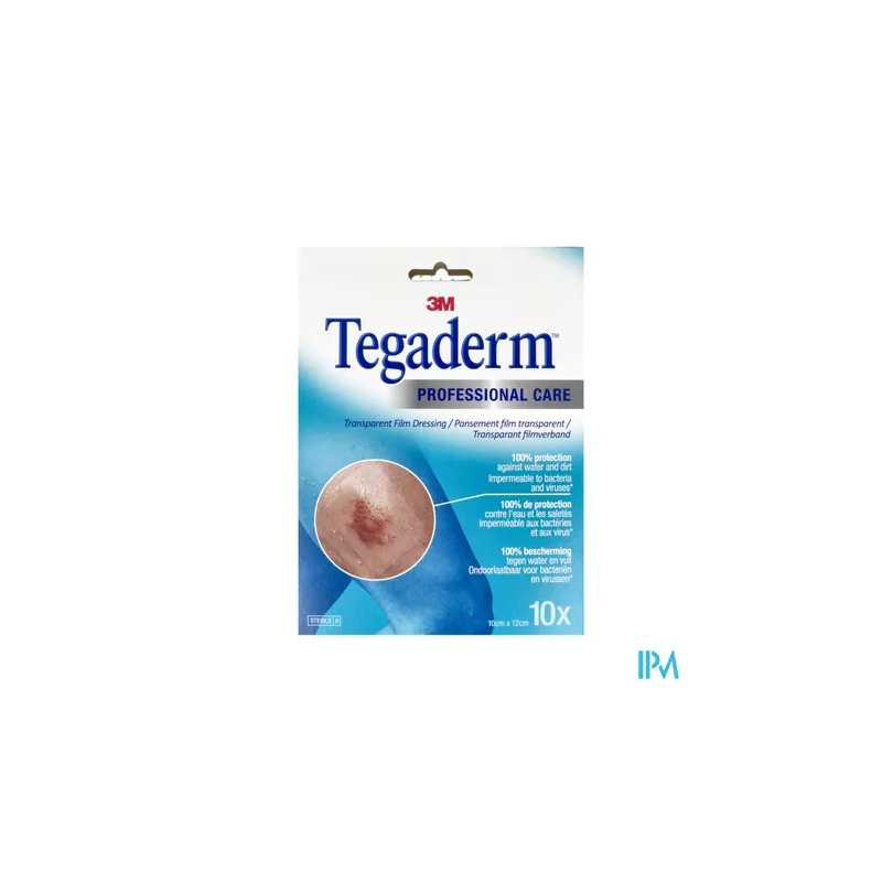 TEGADERM PANS ADH TR 10X12CM 10