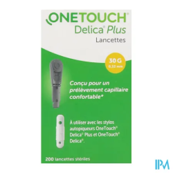 ONE TOUCH DELICA PLUS LANCETTE 200