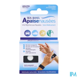 SEA-BAND BRACEL NAUS ADULTE NOIR 2
