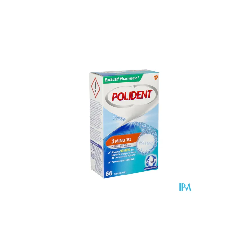POLIDENT CPR NETT 3 MINUTE 66