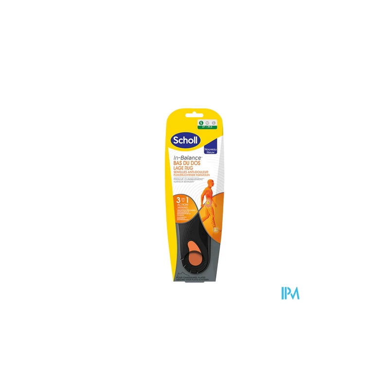 SCHOLL SEMELLE A/DOUL BAS DOS T1