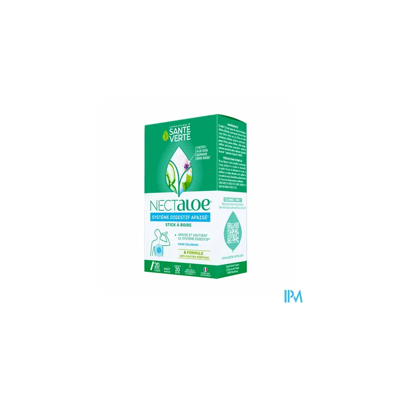 NECTALOE SANTE VERTE STICK 20