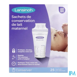 LANSINOH SACH CONSERV LAIT MATER25
