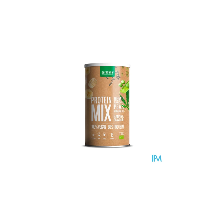 PURASANA PROT MIX BANANE 400G