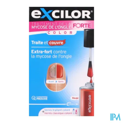 EXCILOR FORTE COLOR ONGLE RED 30ML