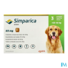 SIMPARICA 80MG CHIEN CPR A CROQ 3