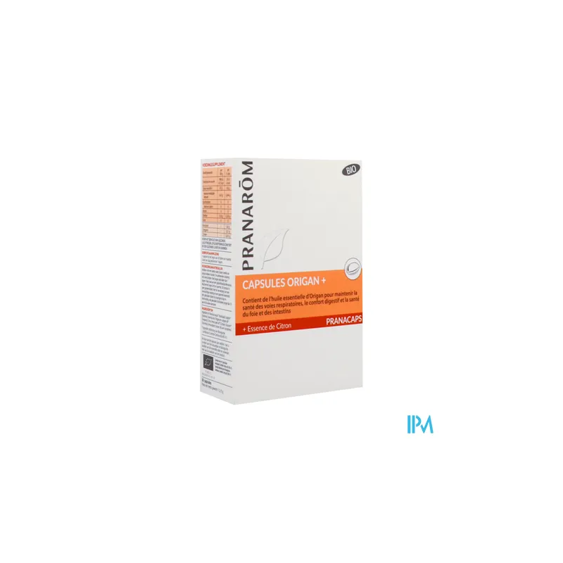 PRANAROM PRANACAPS ORIGAN+ CAP30