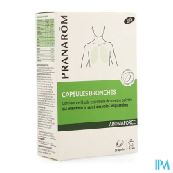 PRANAROM AROMAFOR BRONCHES CAP30