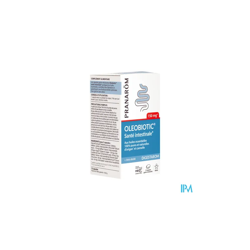 PRANAROM OLEOBIOTIC INTEST CAPS 15
