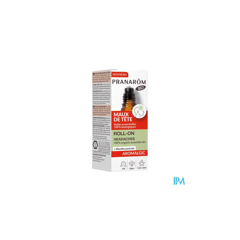PRANAROM AROMALGIC MAUX TETE ROLL