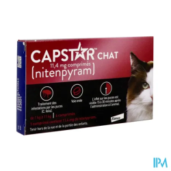 CAPSTAR CHAT 11,4MG CPR 6