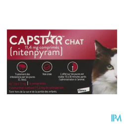 CAPSTAR CHAT 11,4MG CPR 6