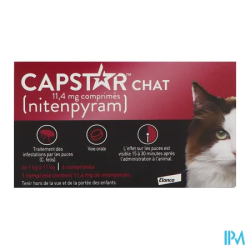 CAPSTAR CHAT 11,4MG CPR 6