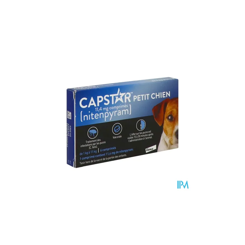 CAPSTAR PETIT CHIEN 11,4MG CPR 6