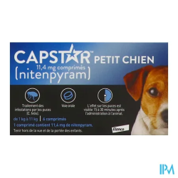 CAPSTAR PETIT CHIEN 11,4MG CPR 6