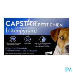 CAPSTAR PETIT CHIEN 11,4MG CPR 6