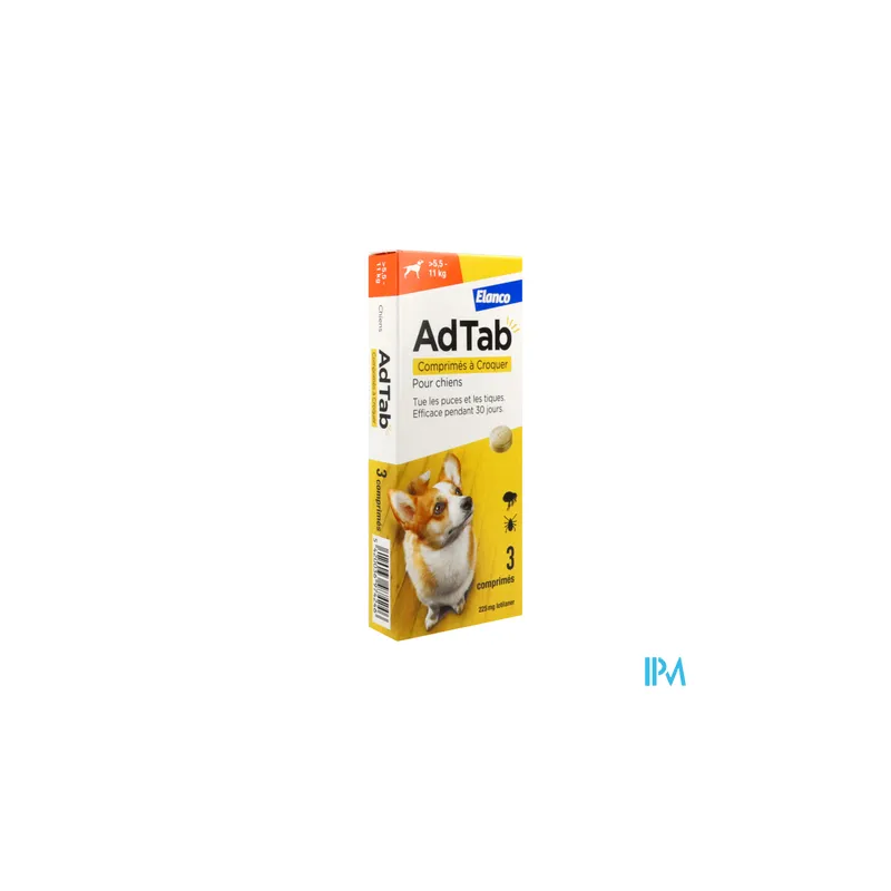 ADTAB 225MG CHIEN CPR 3