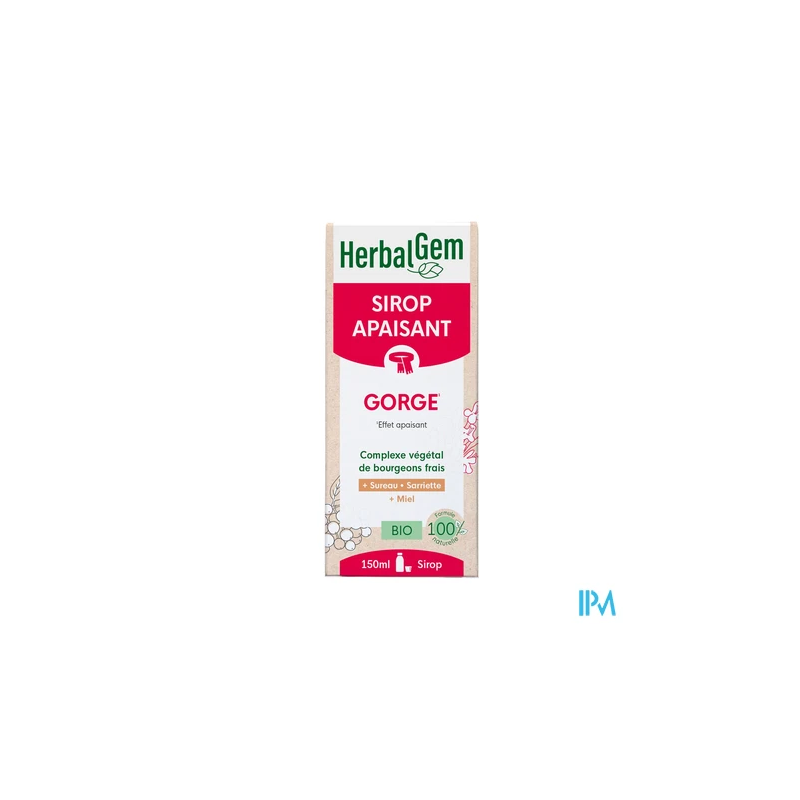 HERBALGEM SIROP APAISANT BIO 150ML