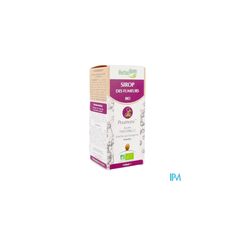 HERBALGEM SIROP FUMEURS BIO 150ML