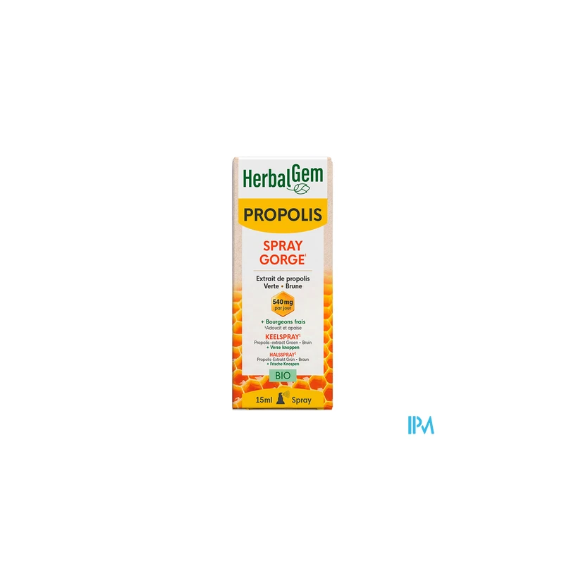 HERBALGEM PROPOLIS BIO SPR 15ML
