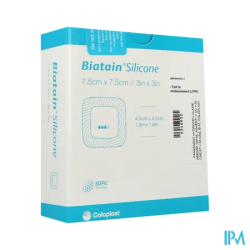 BIATAIN ADH SILICONE 7,5X7,5CM 10