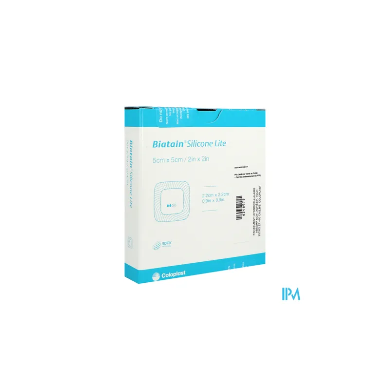 BIATAIN SILIC LITE ADH 5X5CM 5