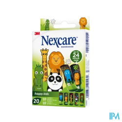 NEXCARE PANS HAPPY KIDS ANIMAUX 20