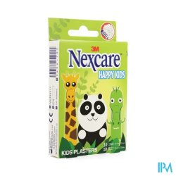 NEXCARE PANS HAPPY KIDS ANIMAUX 20