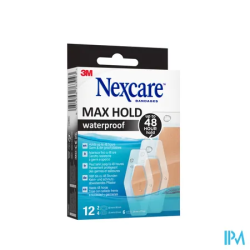 NEXCARE MAX HOLD WATERP PANS 12