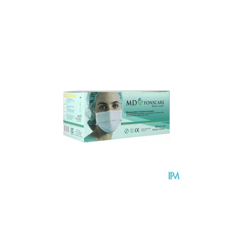 MD FONSCARE MASQ CHIRURGICAL X50