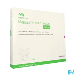 MEPILEX BORD PROT TALON 22X23CM 10