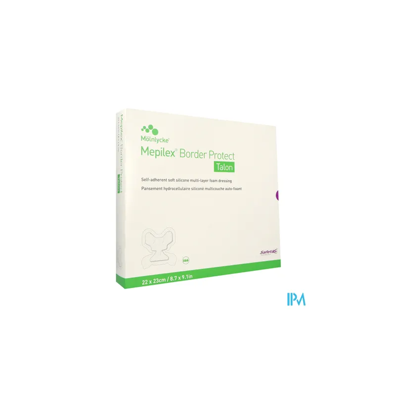 MEPILEX BORD PROT TALON 22X23CM 10