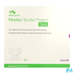 MEPILEX BORD PROT TALON 22X23CM 10