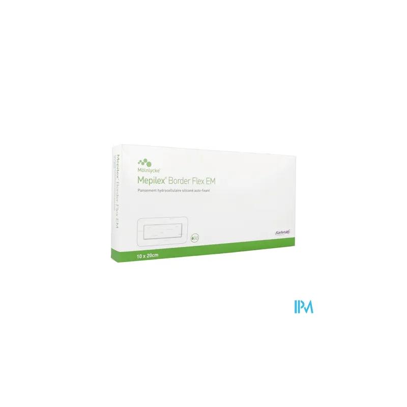 MEPILEX BORD FLEX EM L 10X20CM 10