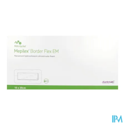 MEPILEX BORD FLEX EM L 10X20CM 10