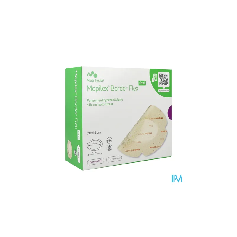 MEPILEX BORD FLEX OV XS7,8X10CM 16