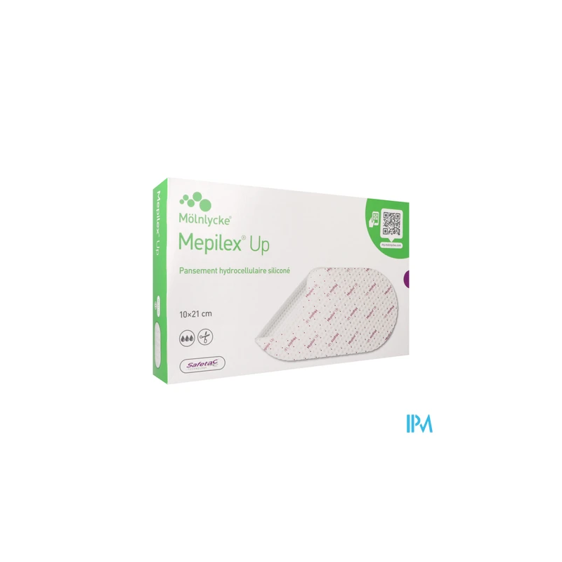 MEPILEX UP PANS HYDRO 10X21CM 10