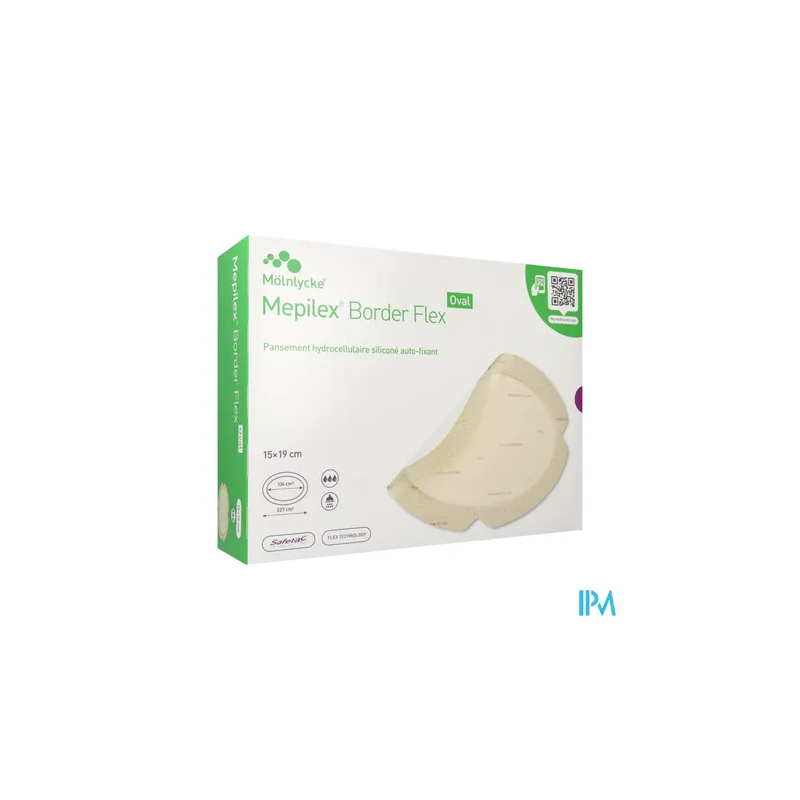 MEPILEX BORD FLEX OVA L 15X19CM 16