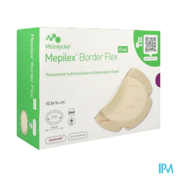 MEPILEX BORD FLEX OV S10,8X14CM 16