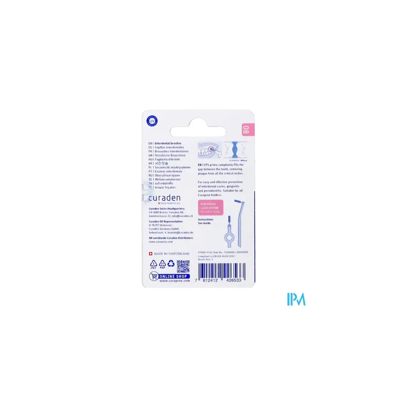 CURAPROX BROSS CPS 08 PRIME RECH 8