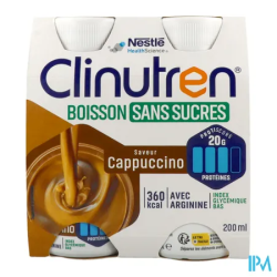 CLINUTREN BOIS S/SUCRE CAPPU 200X4
