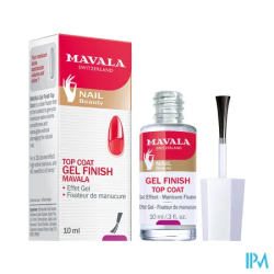 MAVALA TOP COAT GEL FINISH 10ML