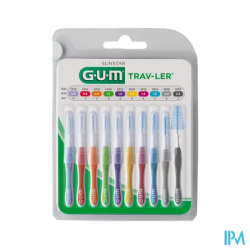 GUM TRAVLER BROSSET M/PACK 10 1699