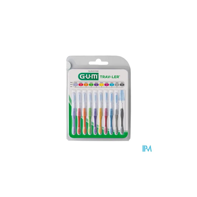 GUM TRAVLER BROSSET M/PACK 10 1699