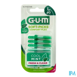 GUM SOFT-PICKS COMF FLEX MINT L 40