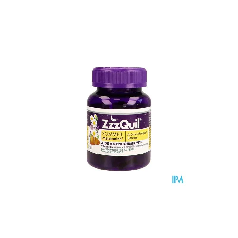 ZZZQUIL SOMMEIL MANG/BANA GOMME 30