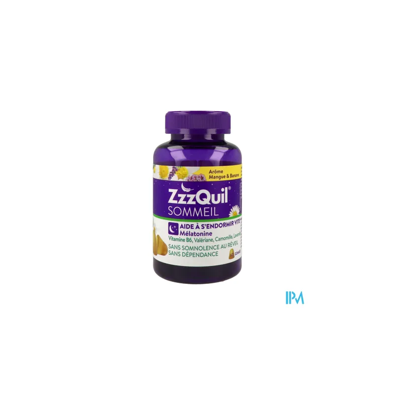 ZZZQUIL SOMMEIL MANG/BANA GOMME 60