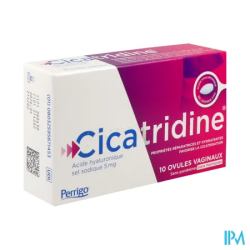 CICATRIDINE OVULE VAGINAL 10